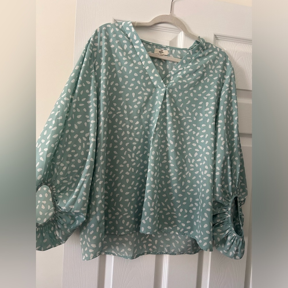 Entro Turquoise Blouse